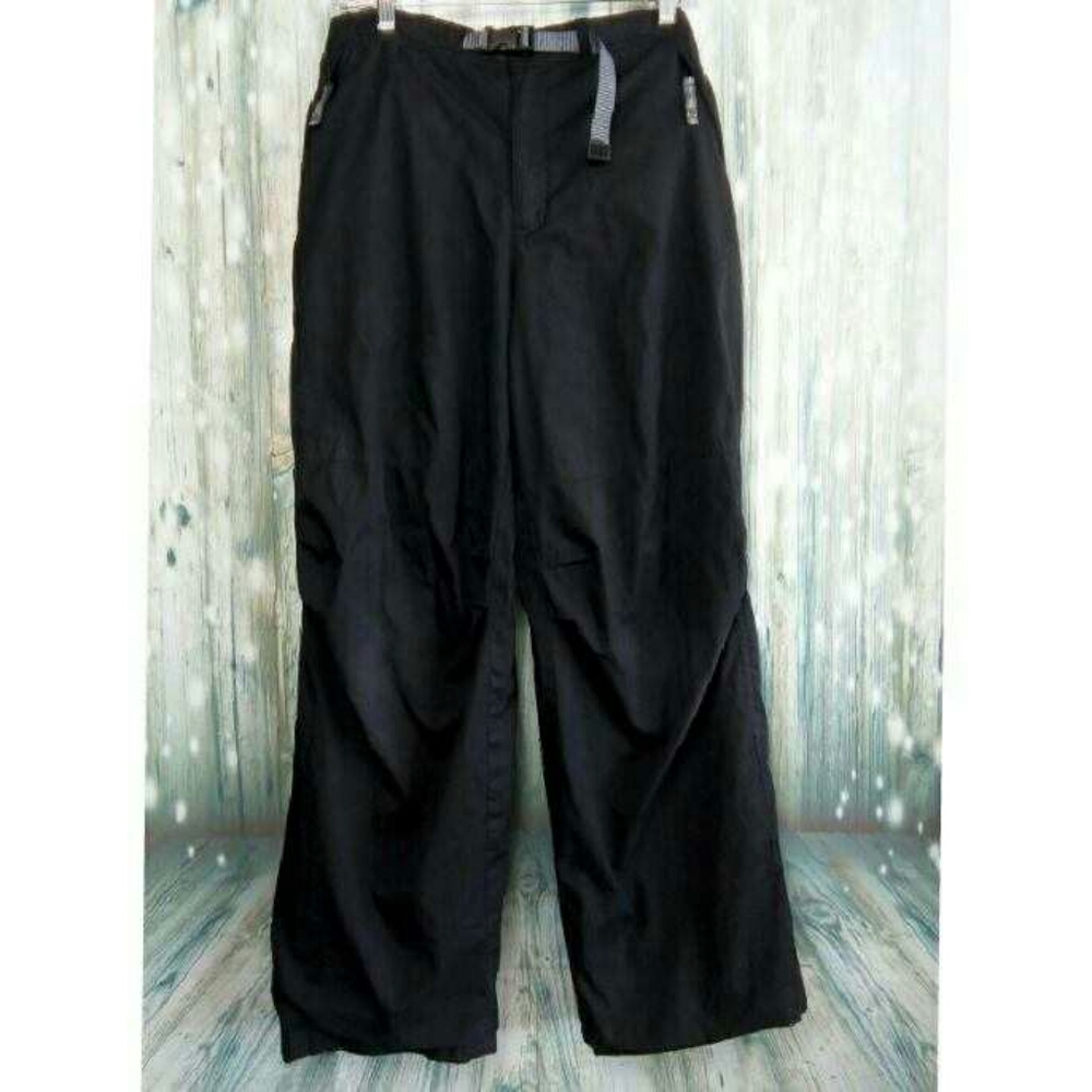 REI boys XL ski pants black with growth tuck